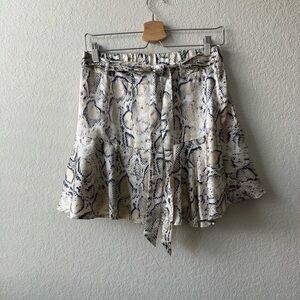 Altar'd State‎ Snake Print Flared Skort